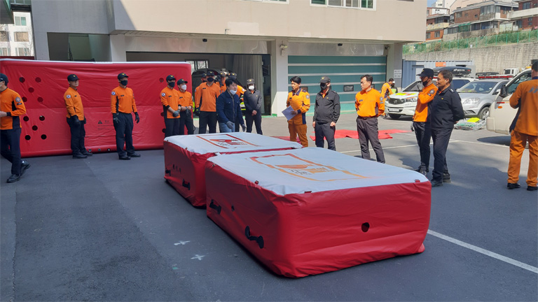 훈련용 에어매트/낙상방지매트 이미지